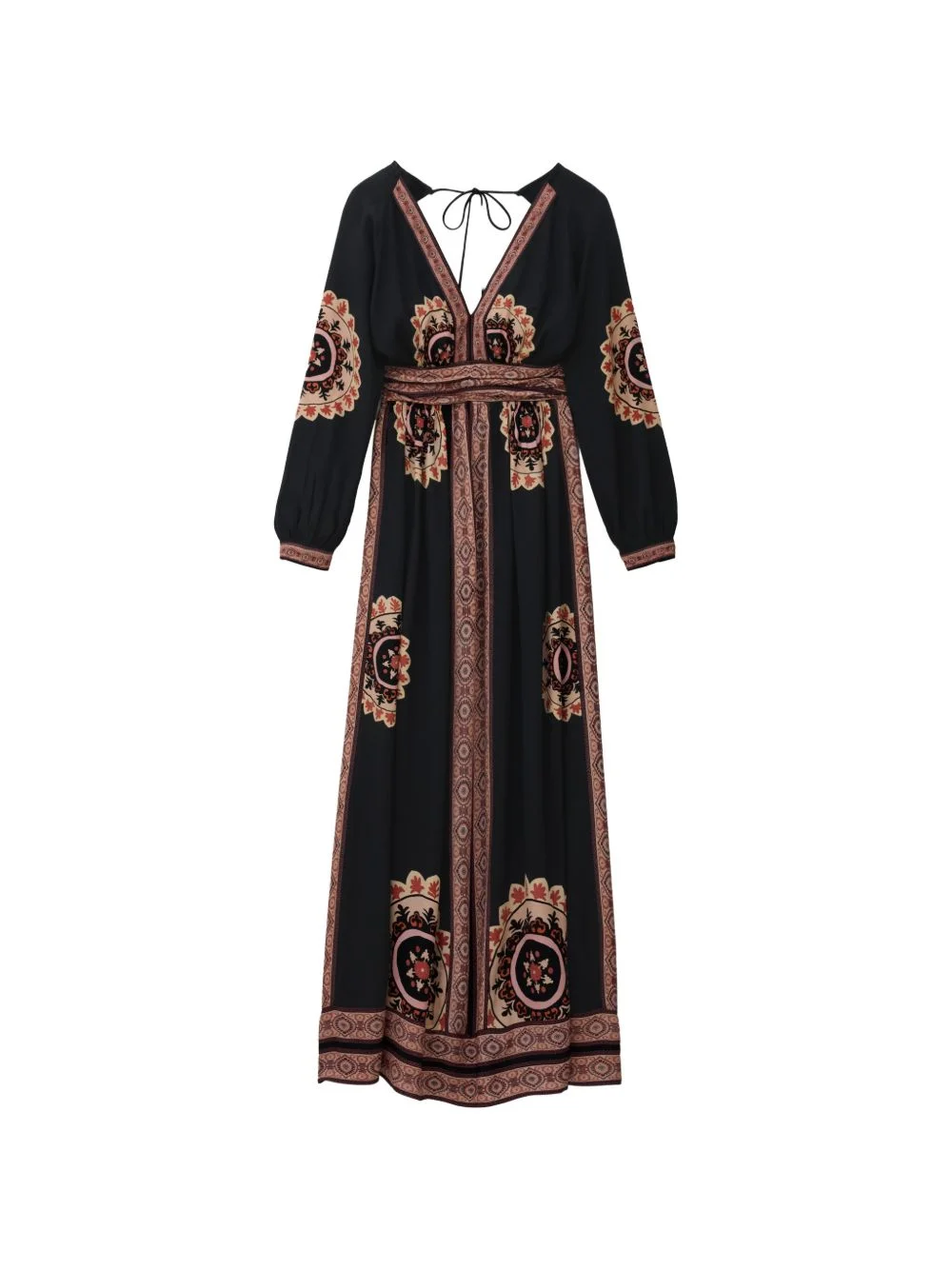 Vera V-neck printed dress - 1