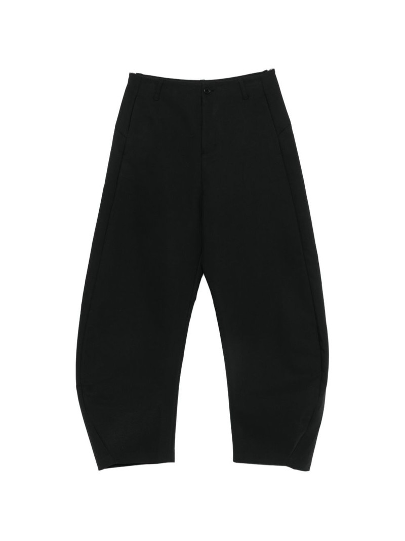 curved-seam trousers 1