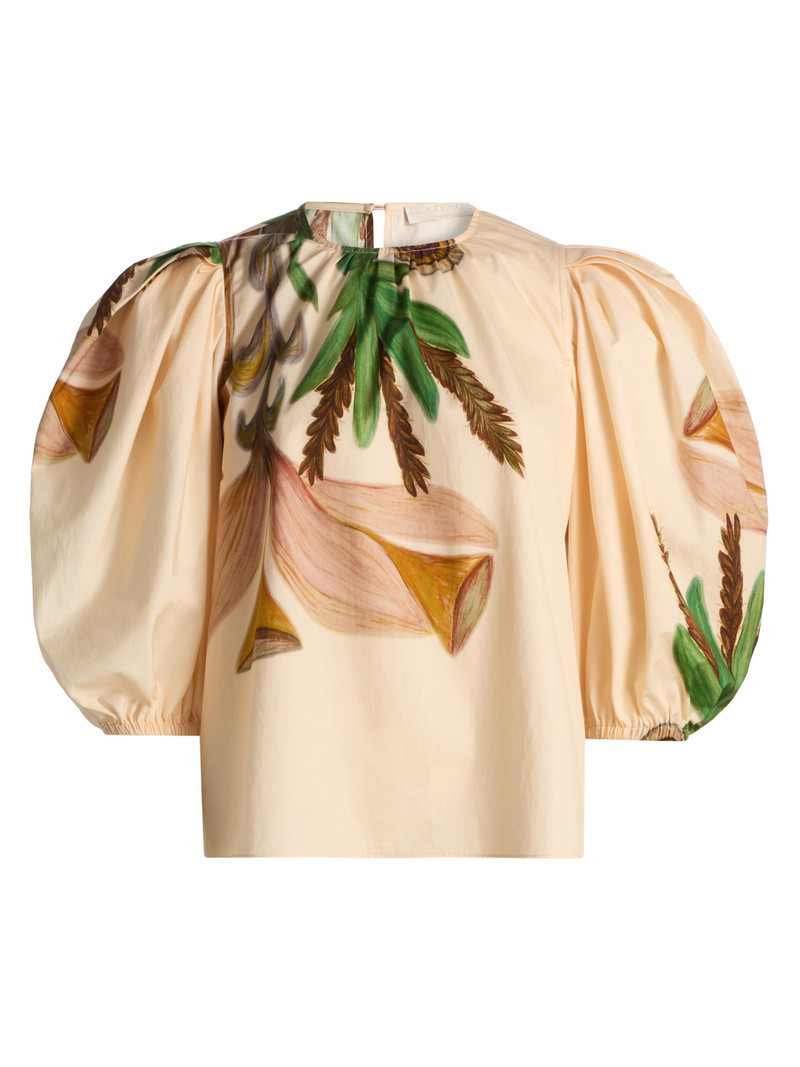 Women's Anna Zemankova Ravena Printed Cotton Top - Inner Nature 1