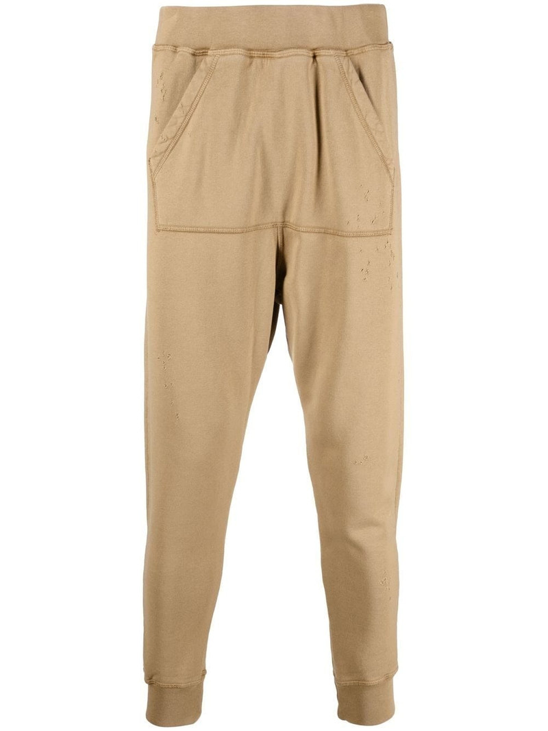 tapered cotton track pants 1