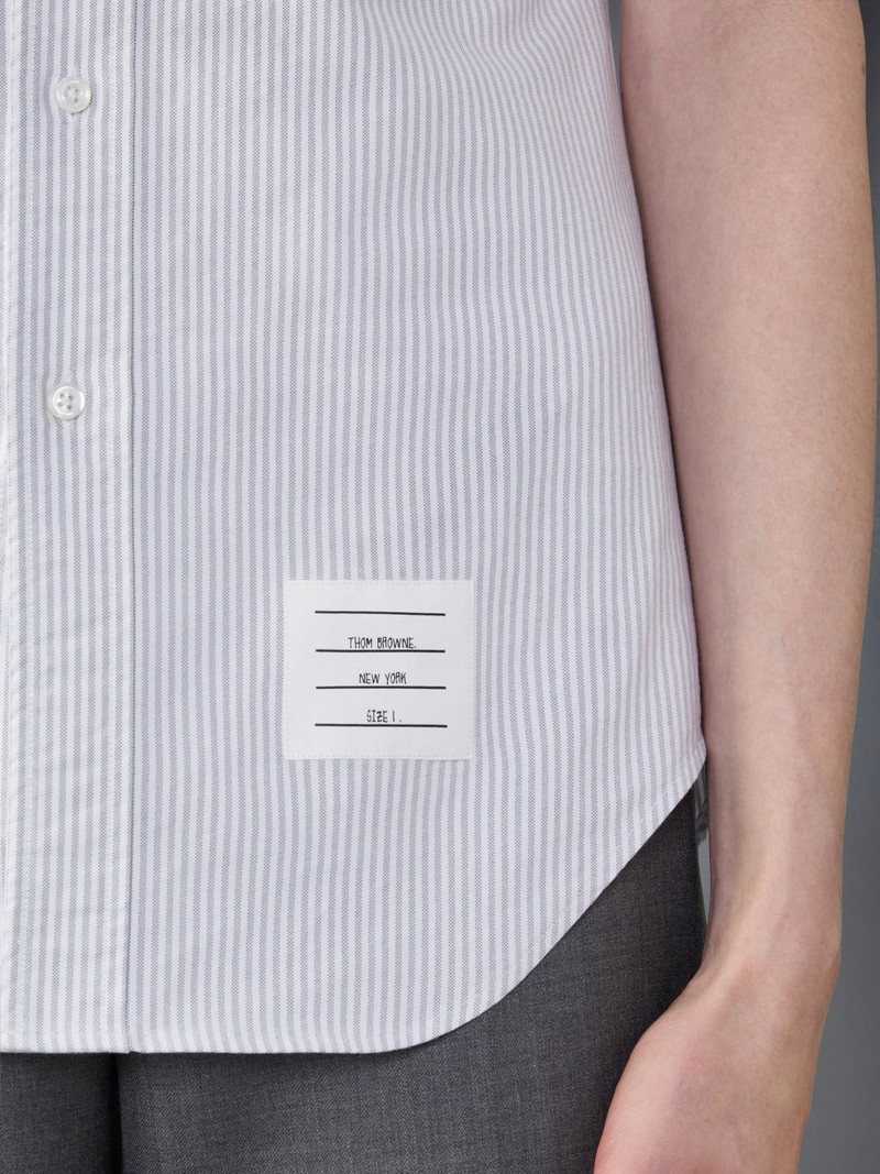 Classic Cotton Band Collar  Shirt 5