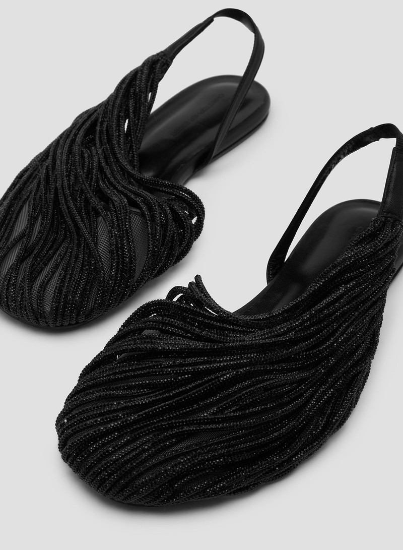 Saskia Stranded Crystal Flat 4