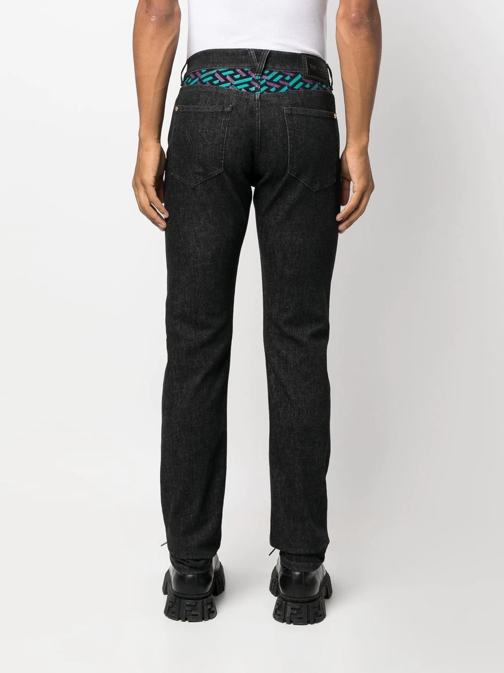 La Greca straight-leg jeans - 4