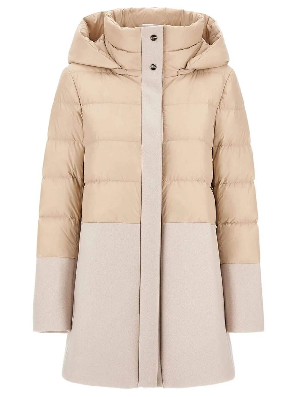 A-SHAPE DOWN JACKET WITH PANELS - 1