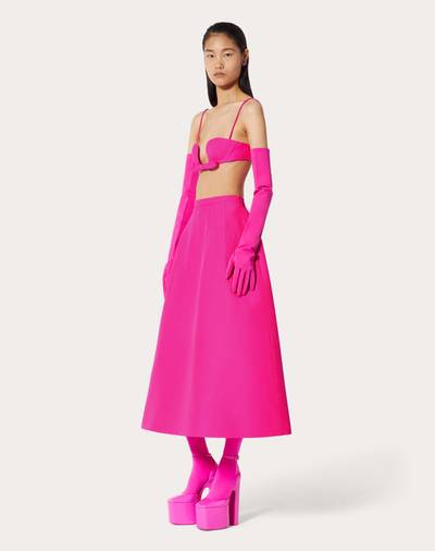 Valentino CREPE COUTURE MIDI SKIRT outlook