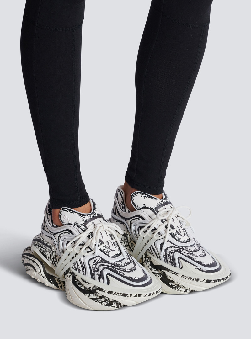 Balmain Unicorn Wave trainers with "Love Letter" print outlook