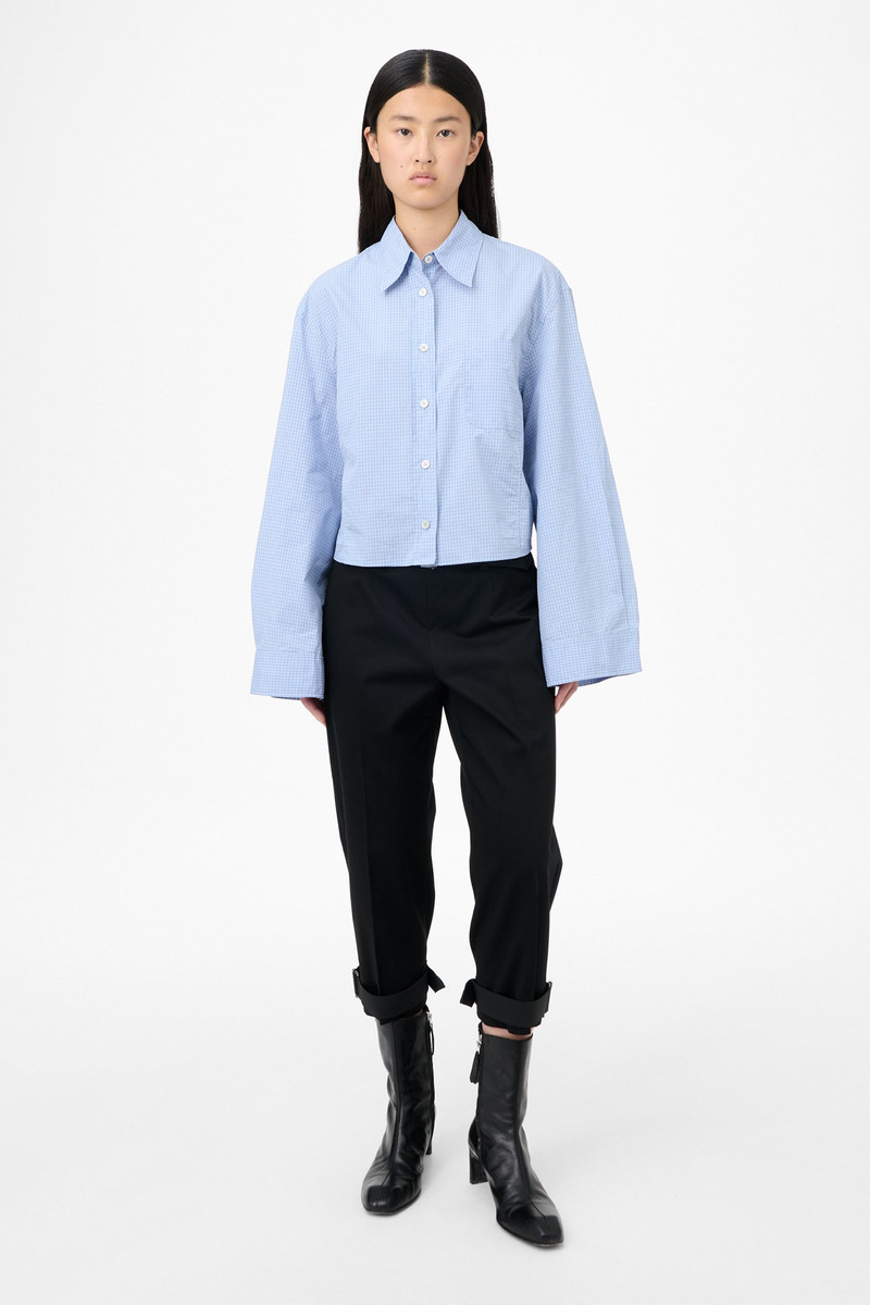 Our Legacy Balloon Shirt Micro Chip Check Super Poplin outlook