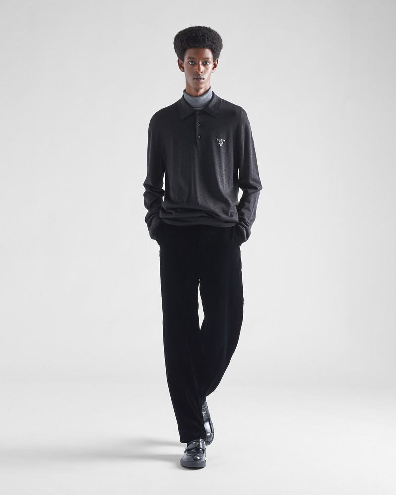 Prada Velvet pants outlook