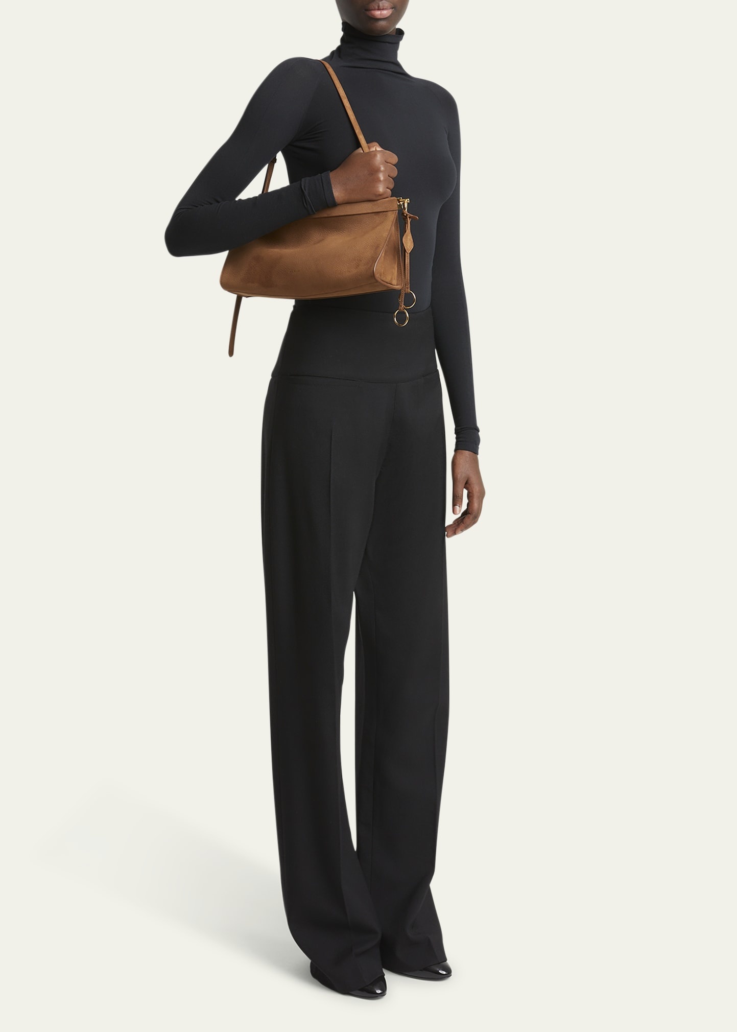 Le Click Medium Shoulder Bag in Leather - 6