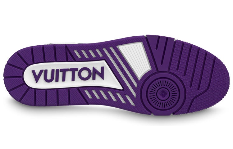LOUIS VUITTON LV Trainers 'White Purple' 1AANHP - 3