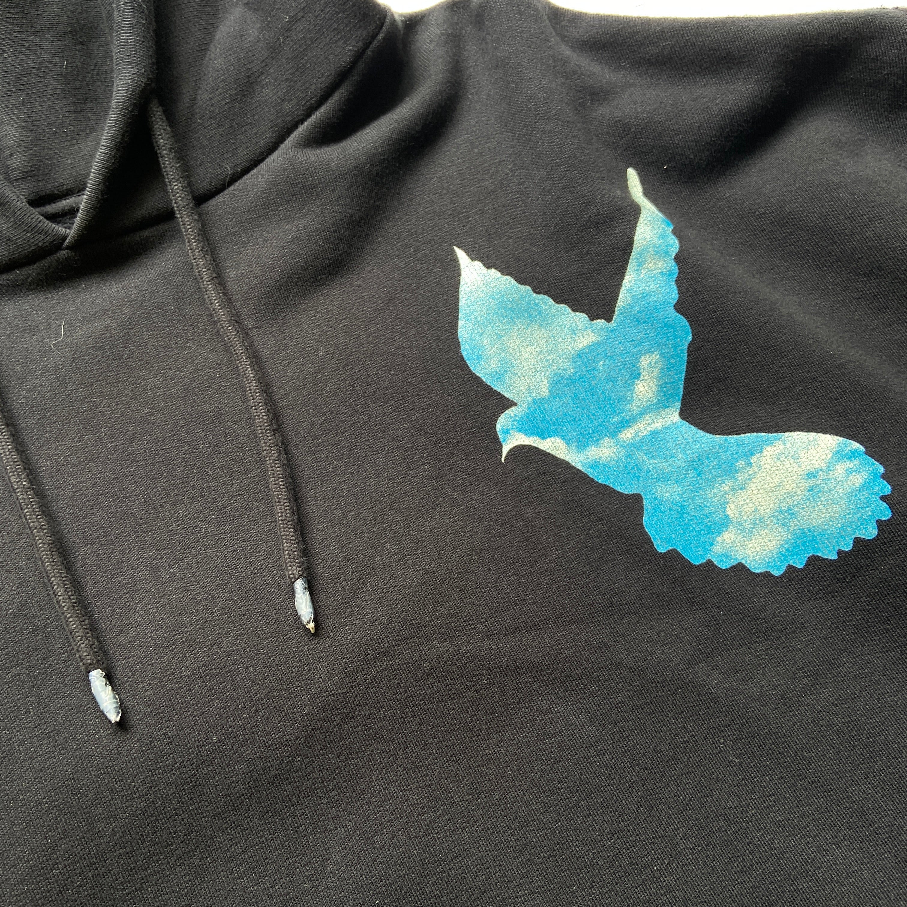 Off white not real dove extended oversized hoodie M - 6
