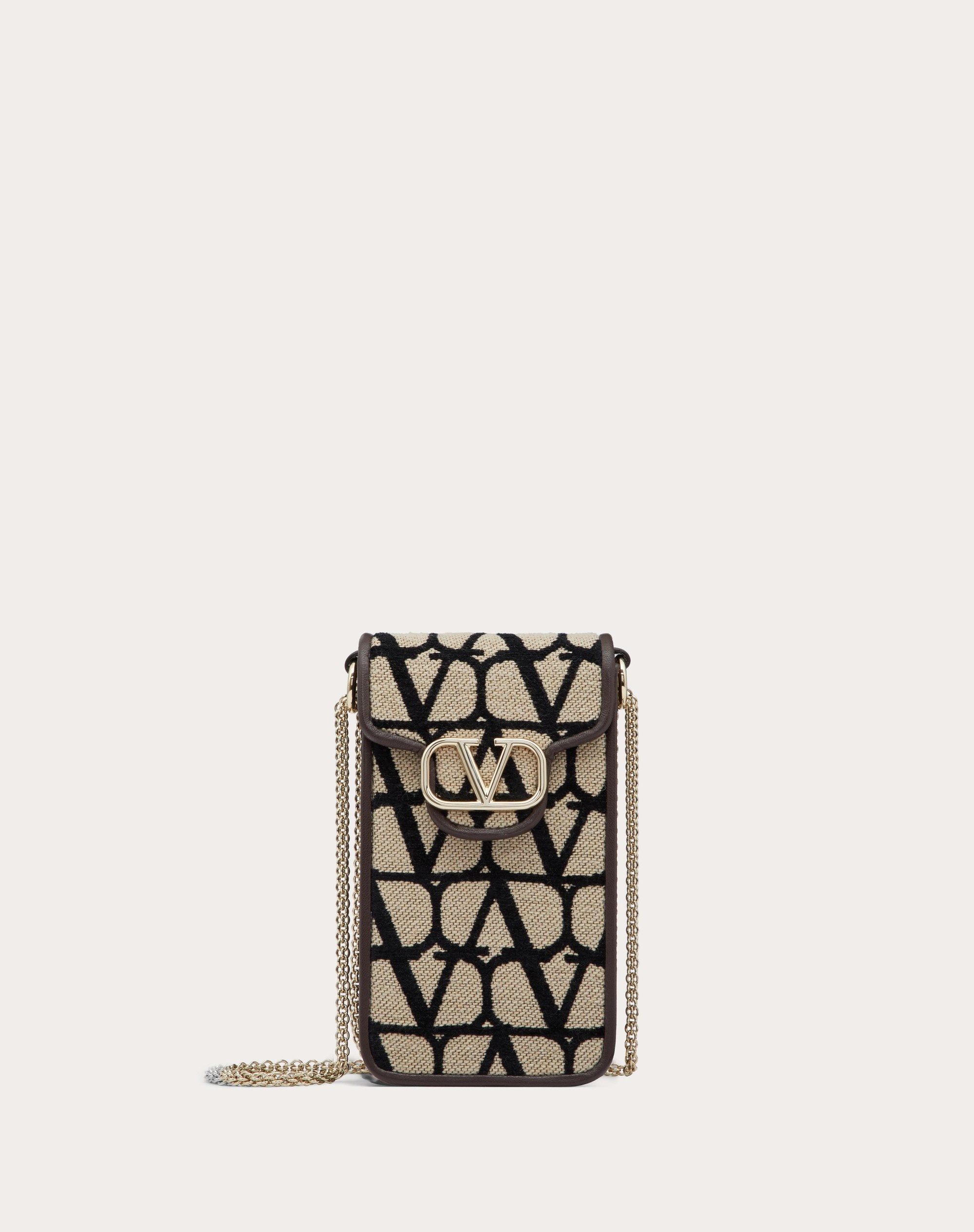 LOCÒ TOILE ICONOGRAPHE PHONE CASE WITH CHAIN 1