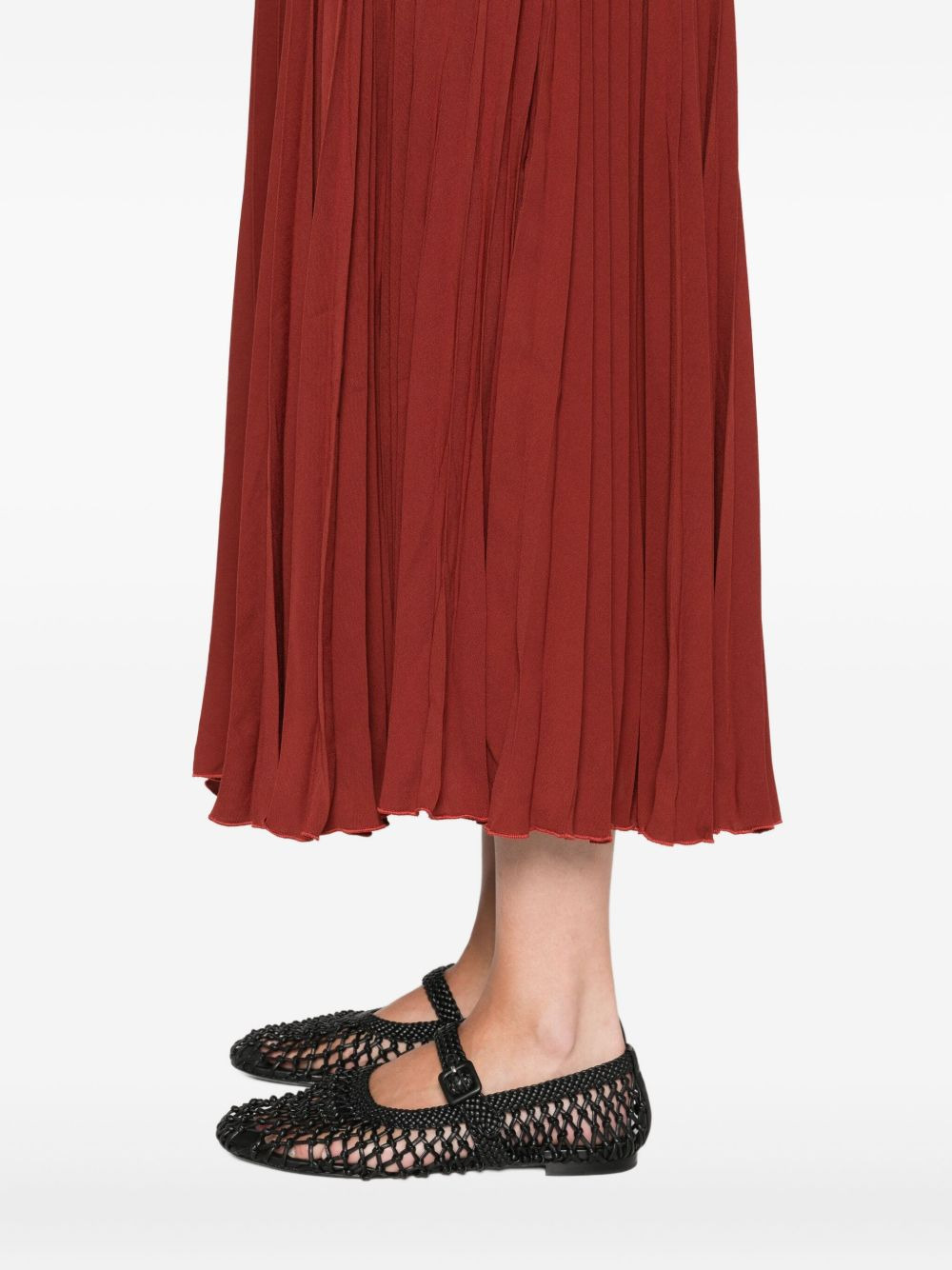 pleated midi skirt - 5