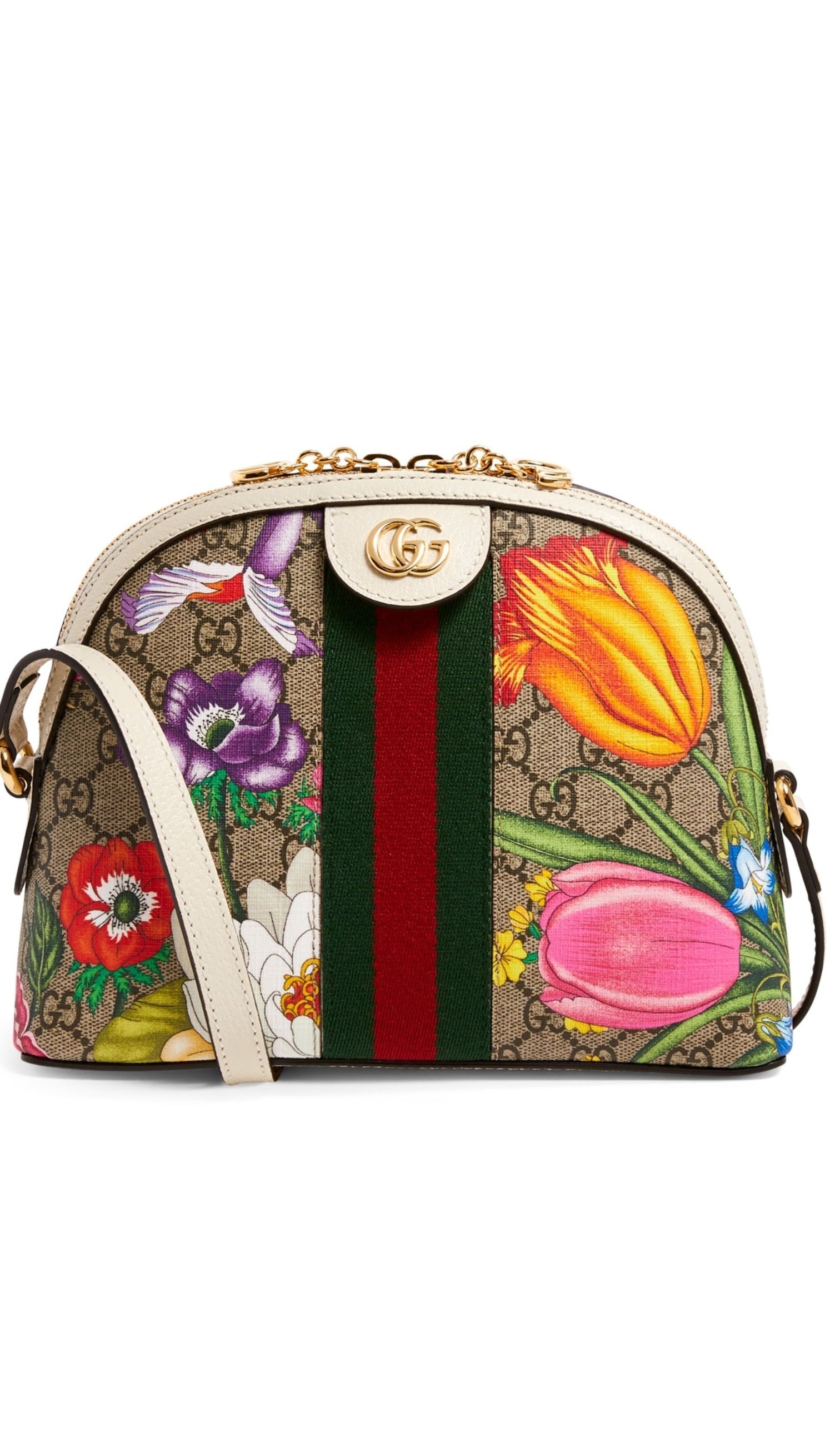GUCCI Small Ophidia Flora Shoulder Bag runwaycatalog REVERSIBLE
