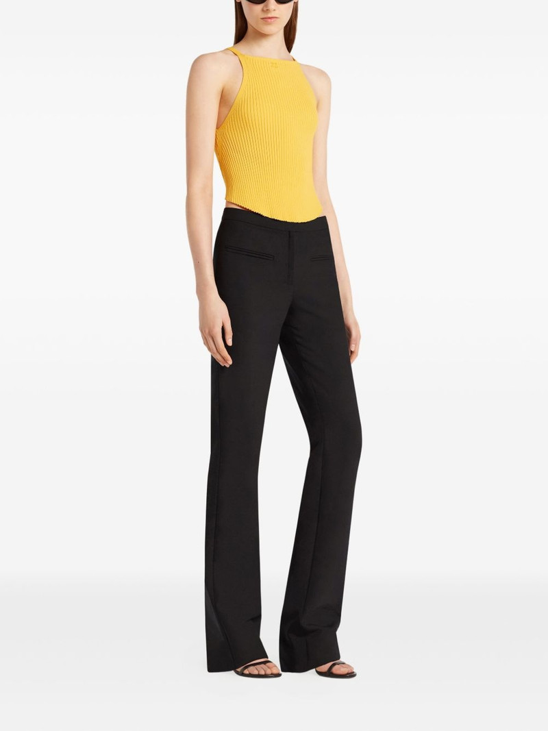 courrèges ribbed tank top outlook