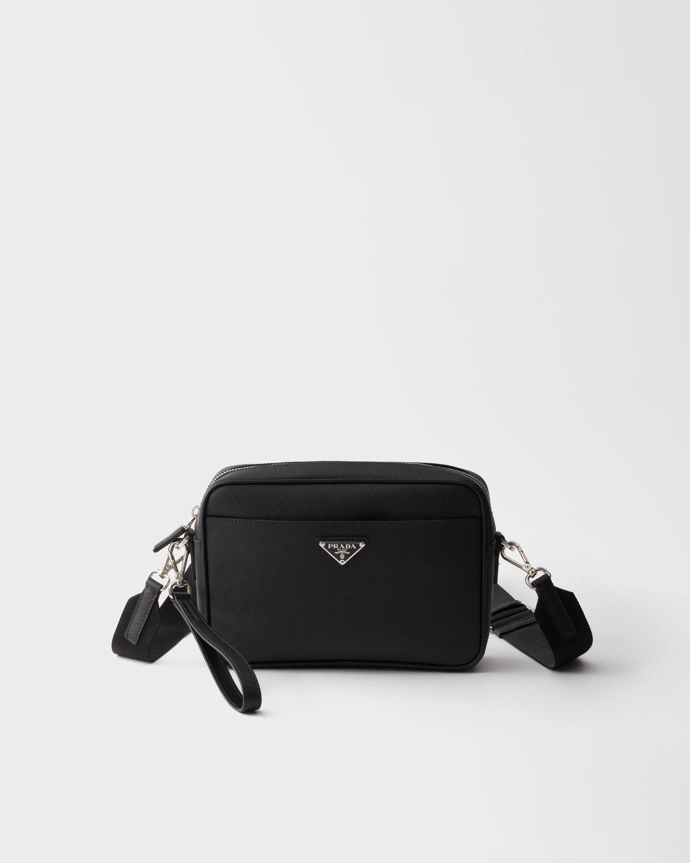 Saffiano leather shoulder bag - 1