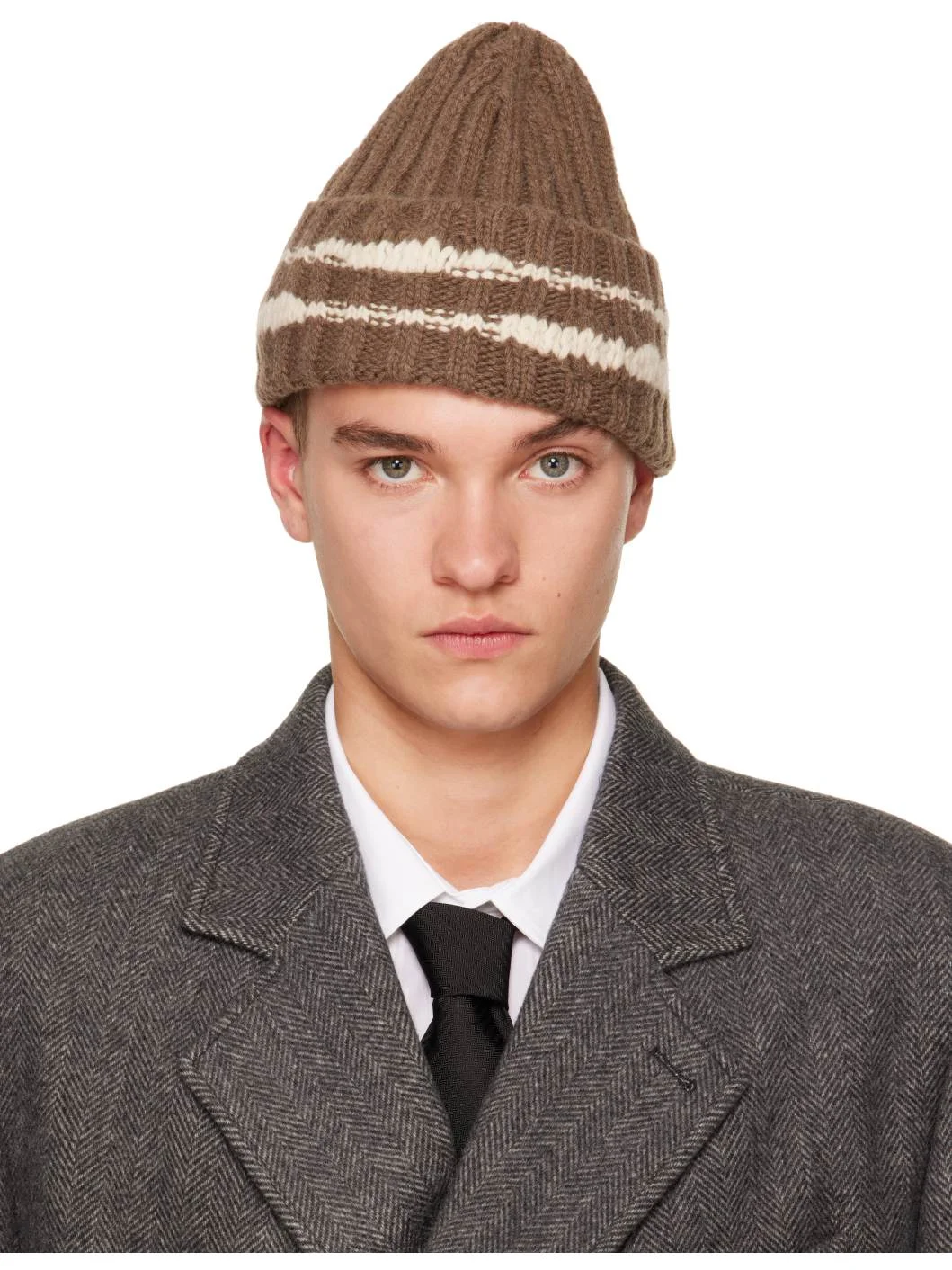 Brown Court Beanie - 1