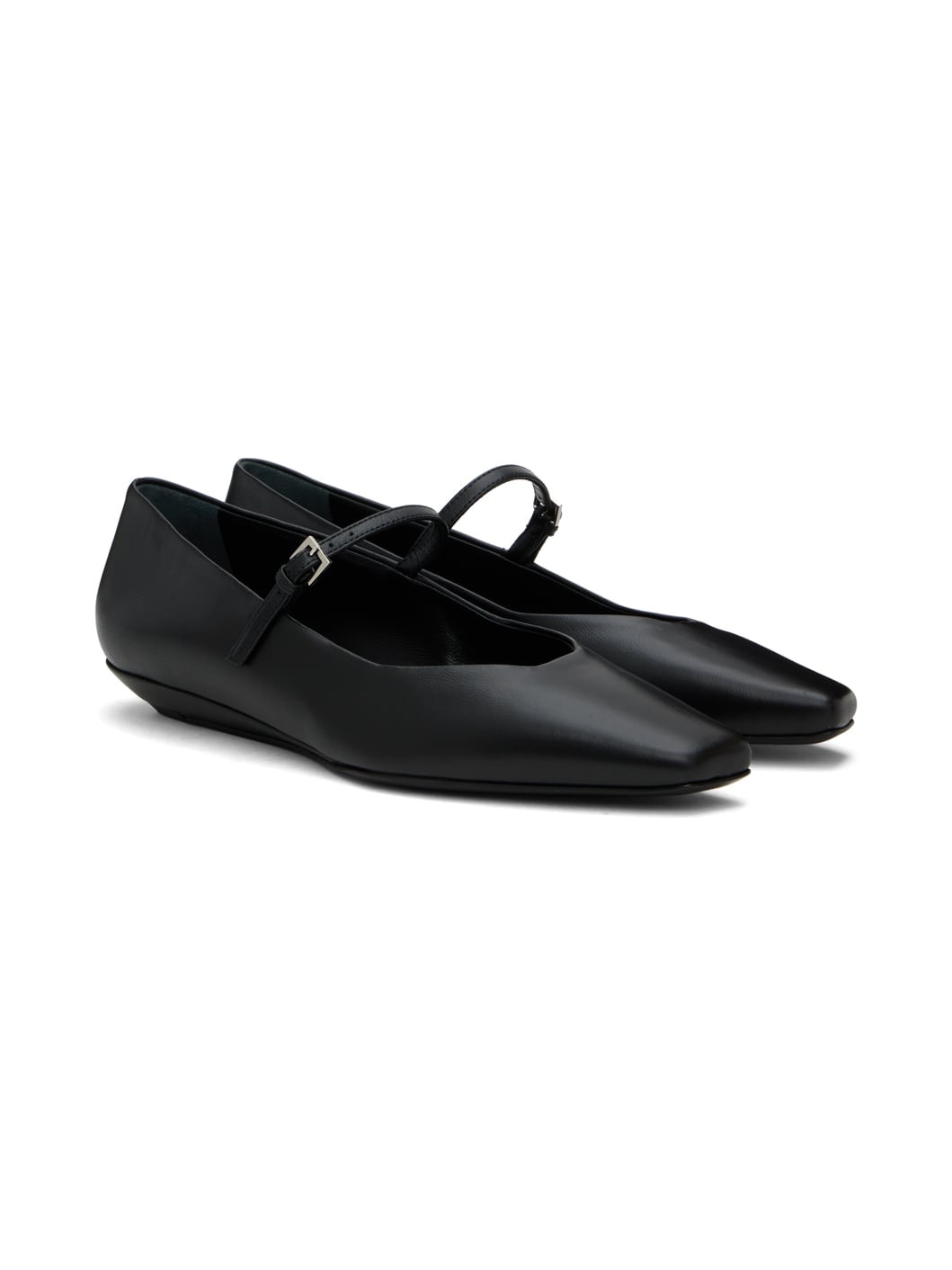 Black Micheline Ballerina Flats - 4