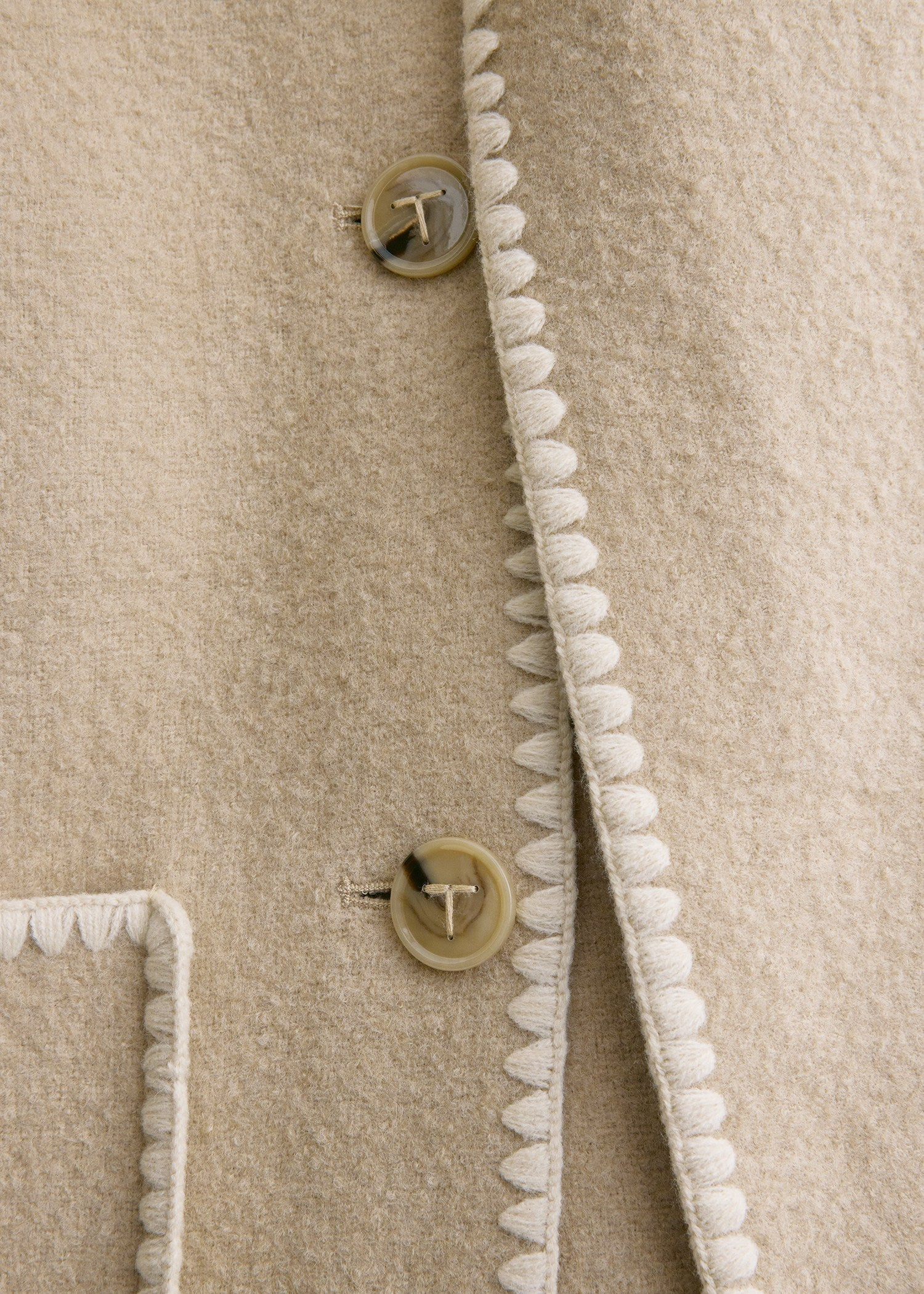 Embroidered scarf jacket harvest - 5