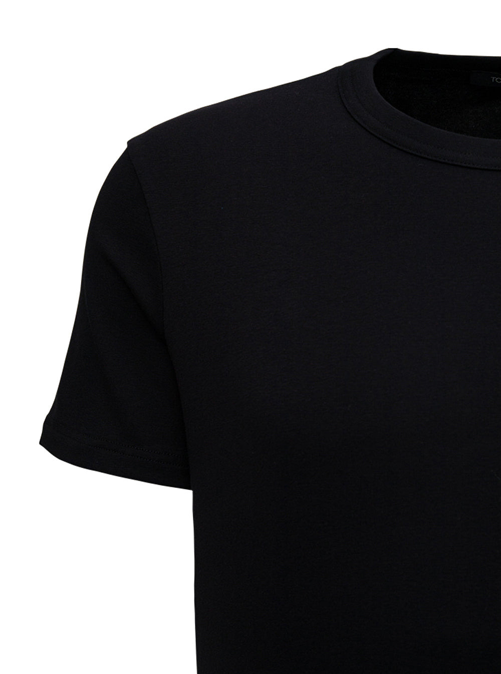 Tom Ford Men Black Crewneck T-Shirt In Cotton Man - 3