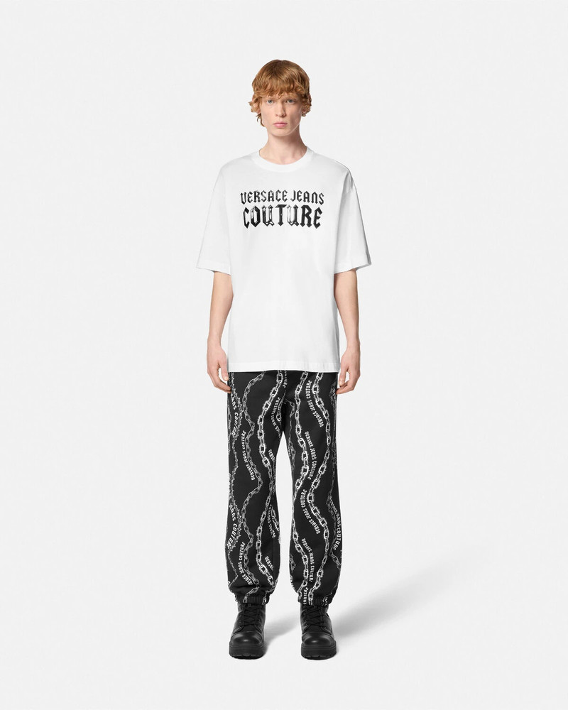 VERSACE JEANS COUTURE Gothic Logo Relaxed-Fit T-Shirt outlook