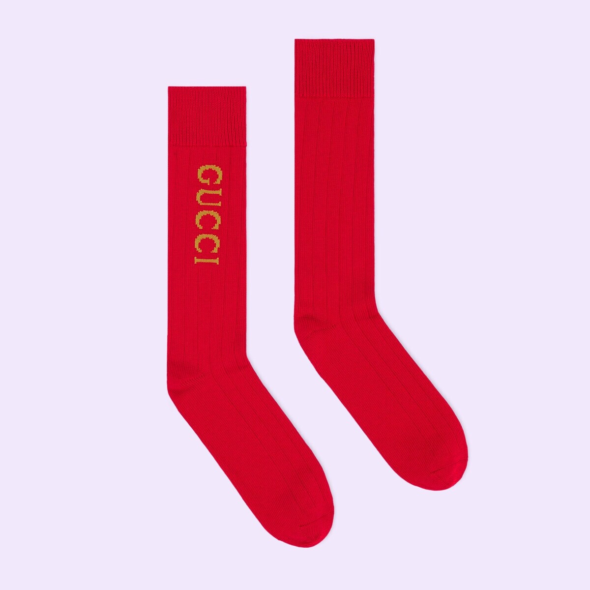 Long knit cotton socks - 2