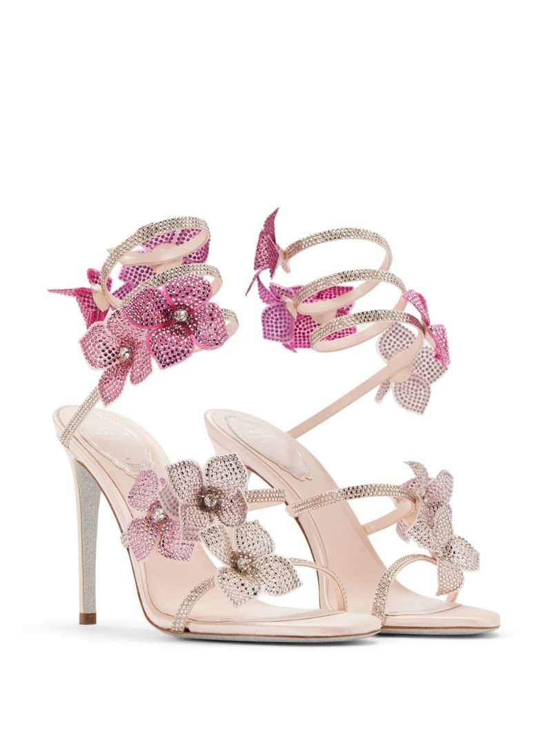 RENE CAOVILLA 105mm Floriane sandals outlook