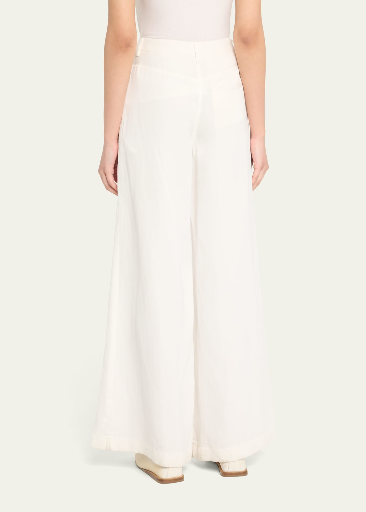 Dees Wide-Leg Linen-Blend Trousers - 3