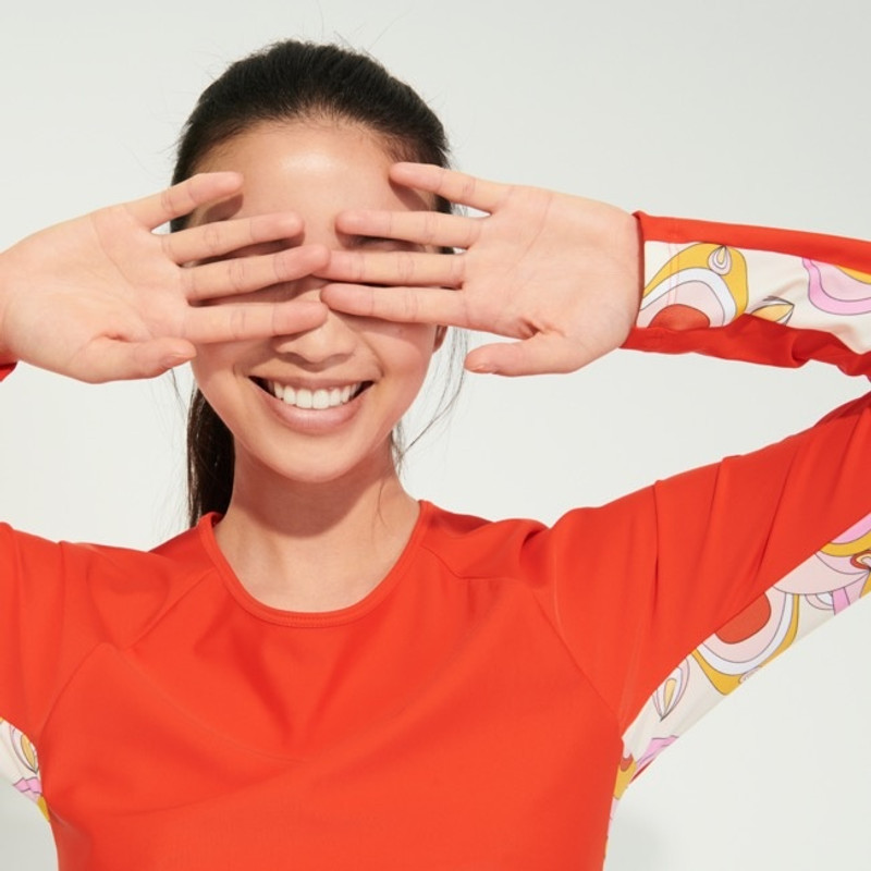 Long Sleeves Women Rashguard Kaleidoscope 7