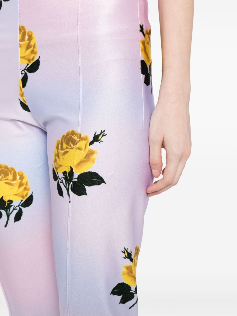 floral-print skinny trousers - 5