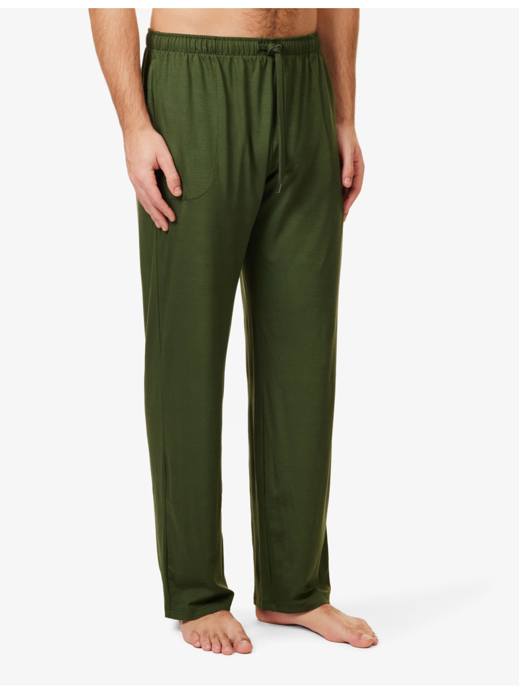 Basel 15 relaxed-fit straight-leg stretch-jersey pyjama bottoms - 3