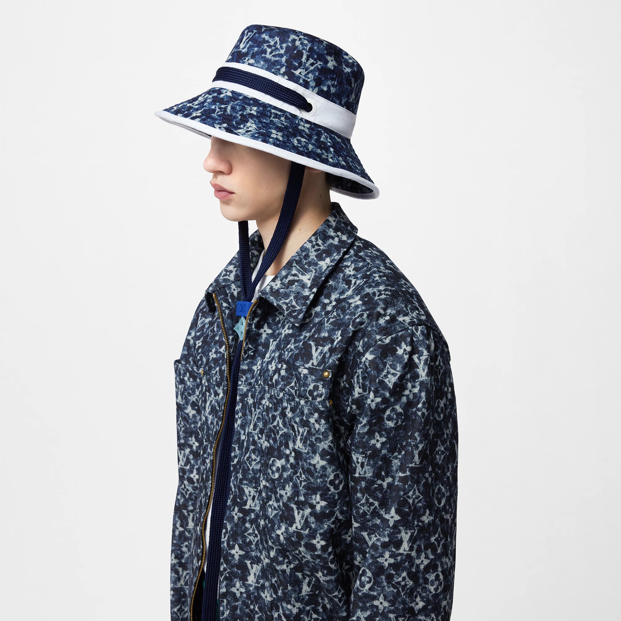 LV Play Monogram Pointillism Bucket Hat - 6