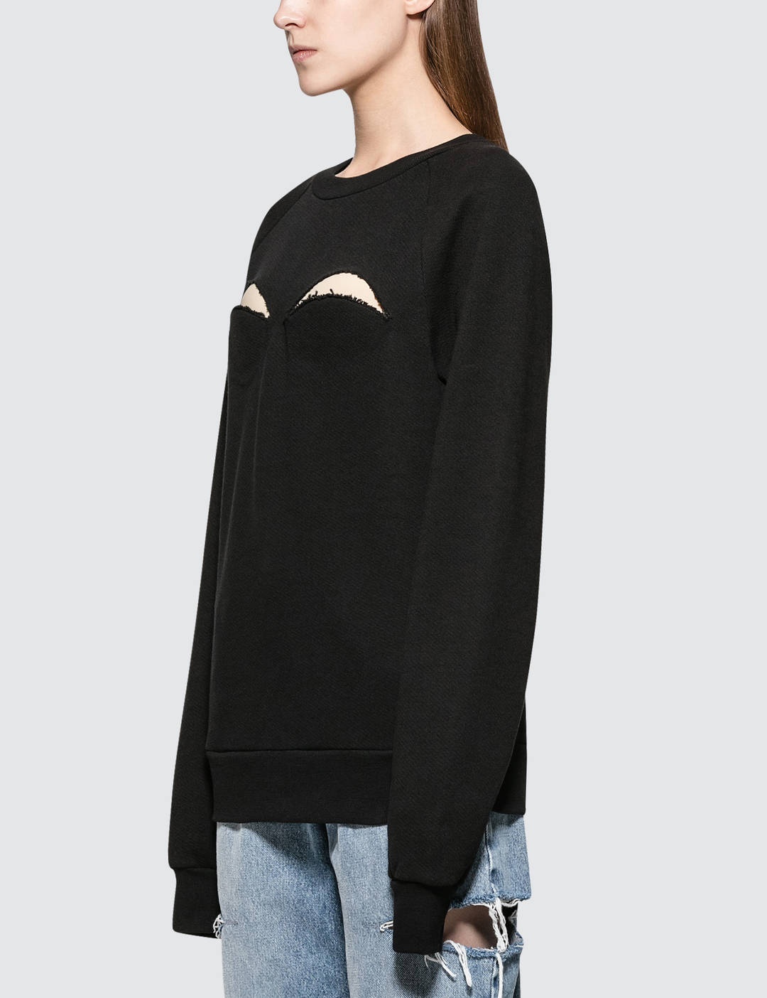 Cut Out Sweatshirt - 2