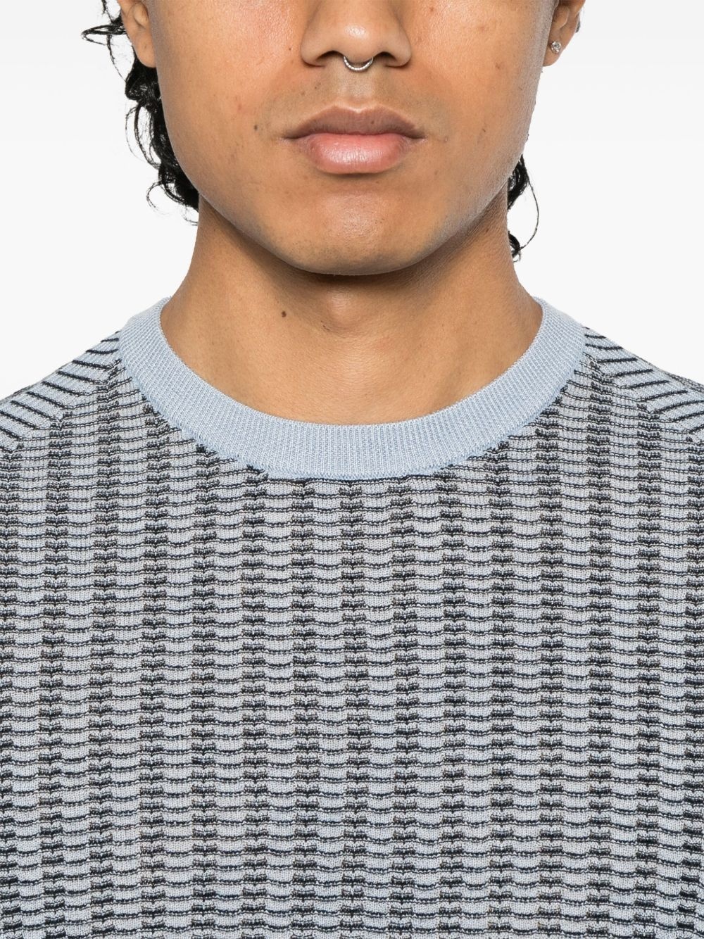 textured sweater - 5