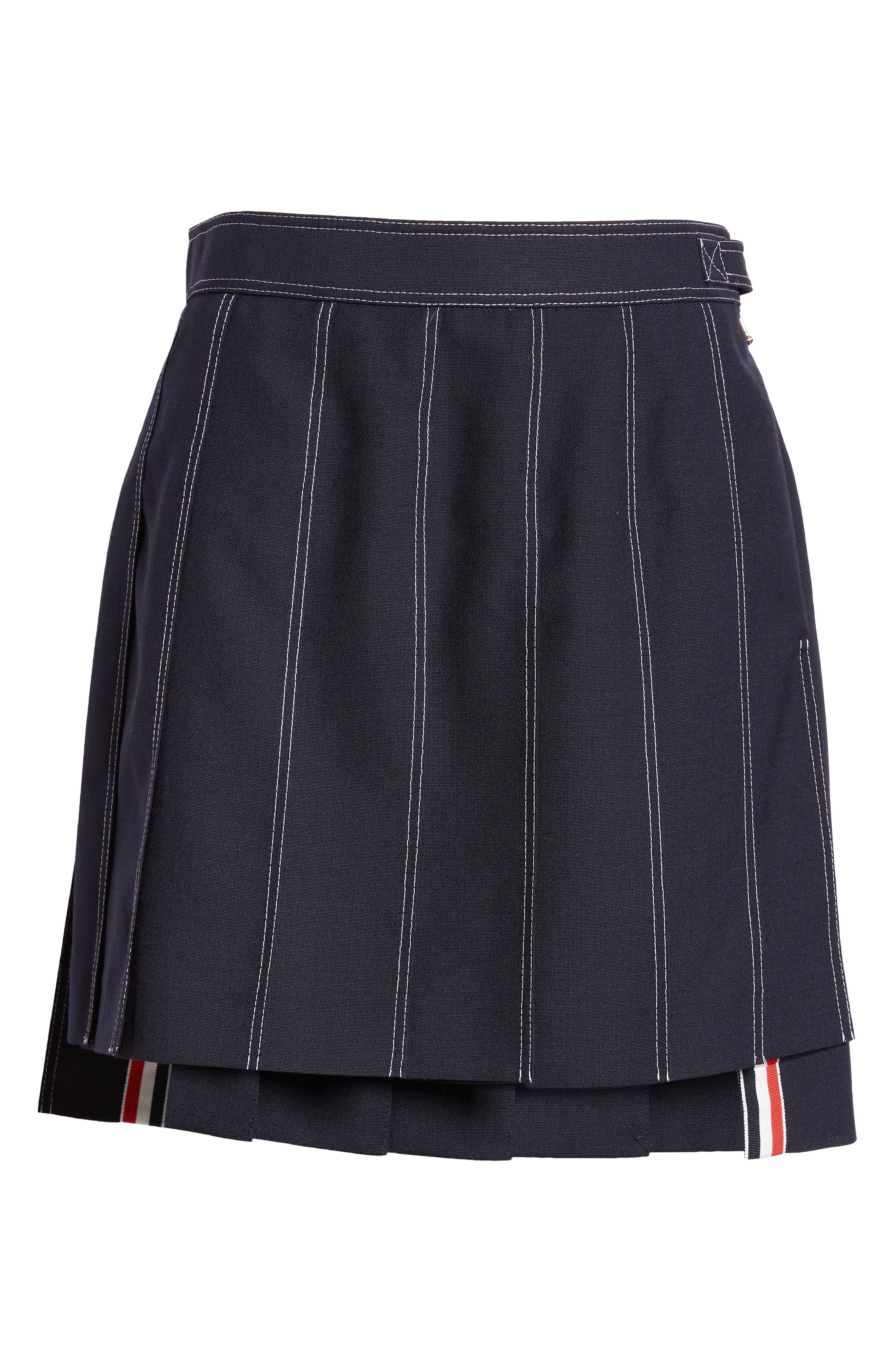 Drop Back Wool Skirt - 6