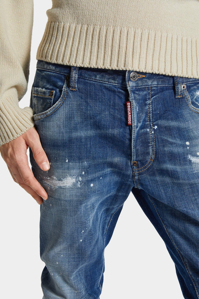 送料関税込【D SQUARED2】Light Heritage Wash Skater Jeans DSQUARED2 LIGHT HERITAGE WASH SKATER JEANS | REVERSIBLE