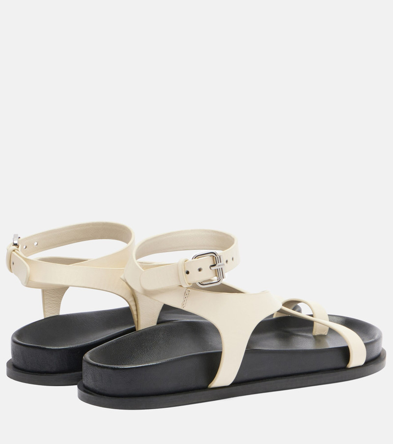 A.EMERY Jalen leather sandals outlook