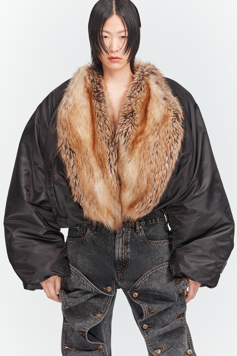 Y/Project Fur Lining Puffer Jacket outlook