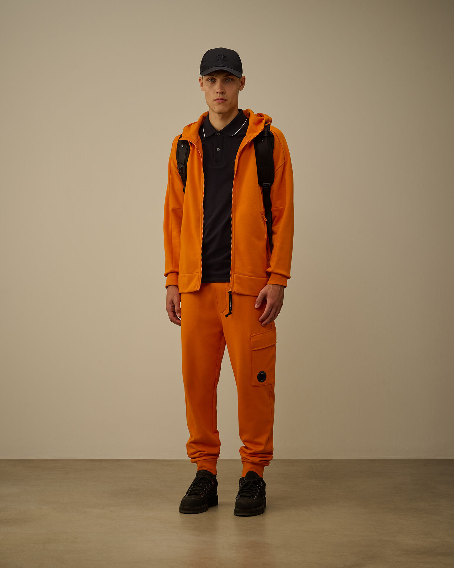 Diagonal Raised Fleece Goggle Sweatshirt - 2