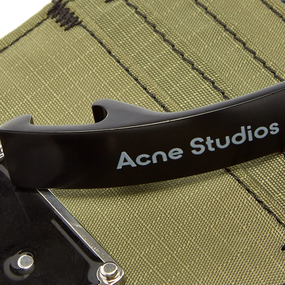 Acne Studios Azro Plaque Face Strap Card Holder - 3