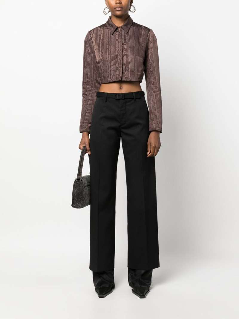 MM6 Maison Margiela high-waisted flared trousers outlook