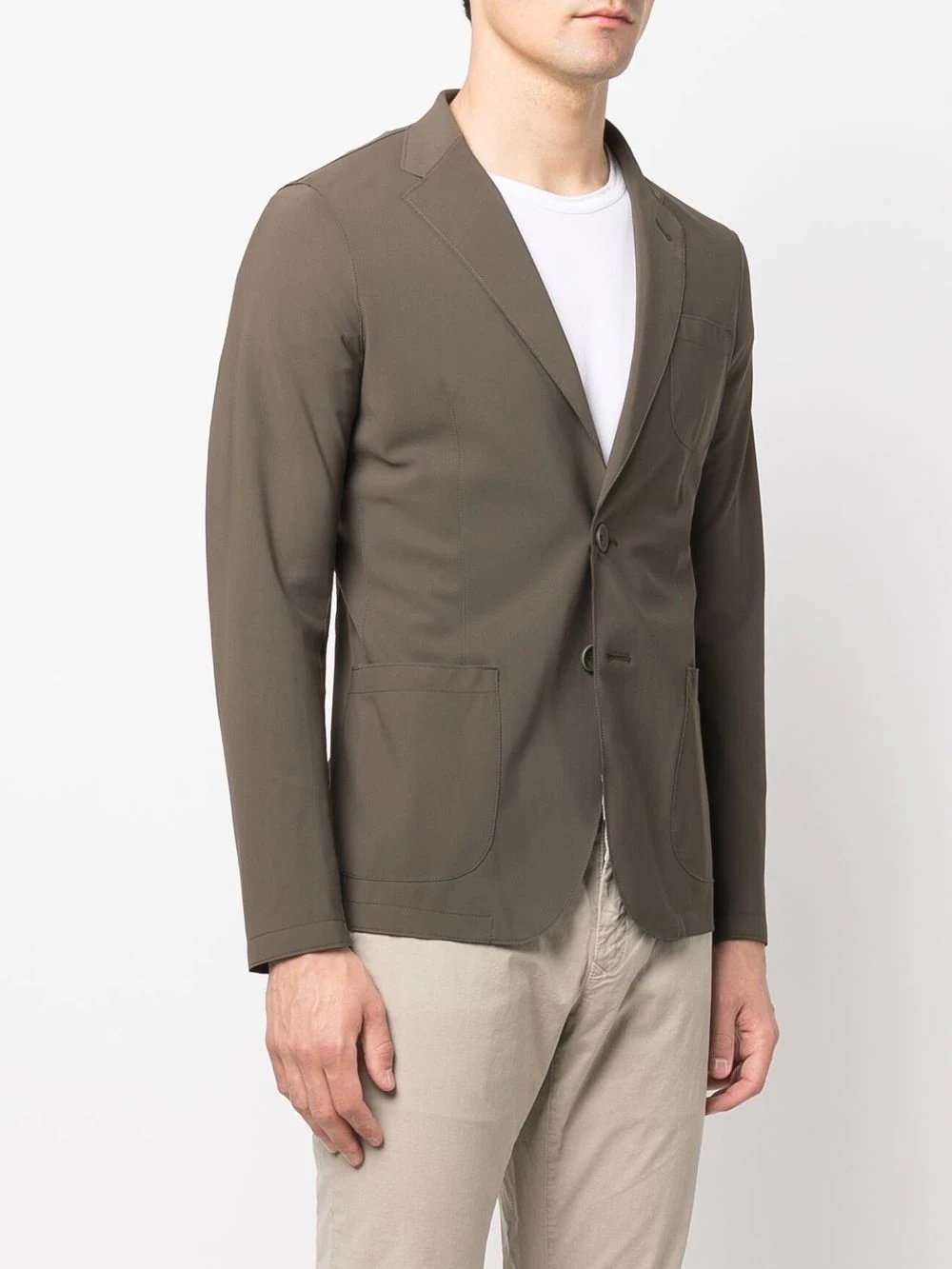 single-breasted tailored blazer - 3