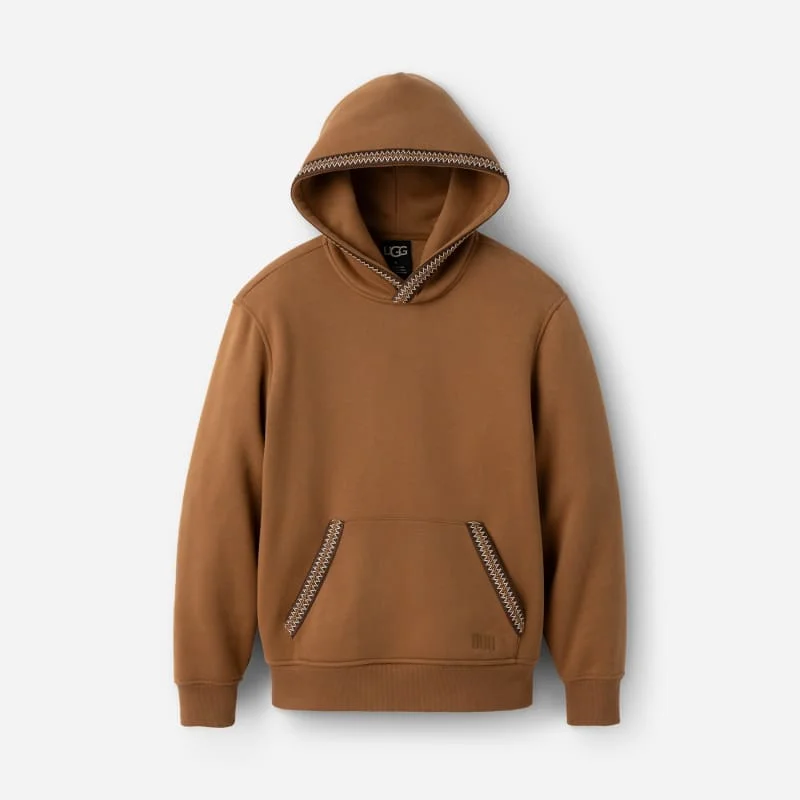 ® Men's Tasman Hoodie Cotton Blend/Recycled Materials Tops in Chestnut - 1