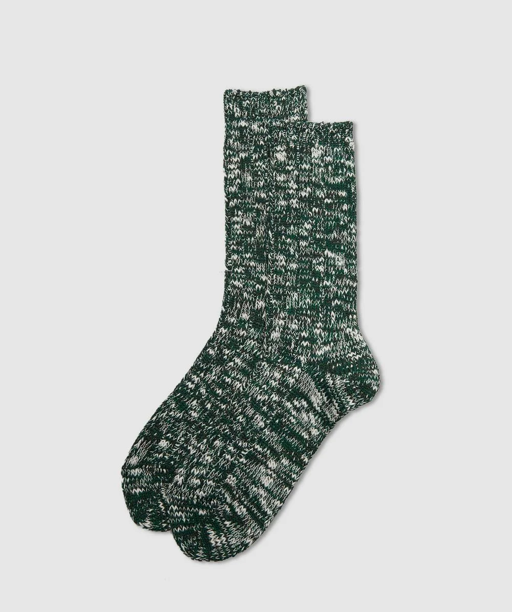 Classic slub crew sock - 1