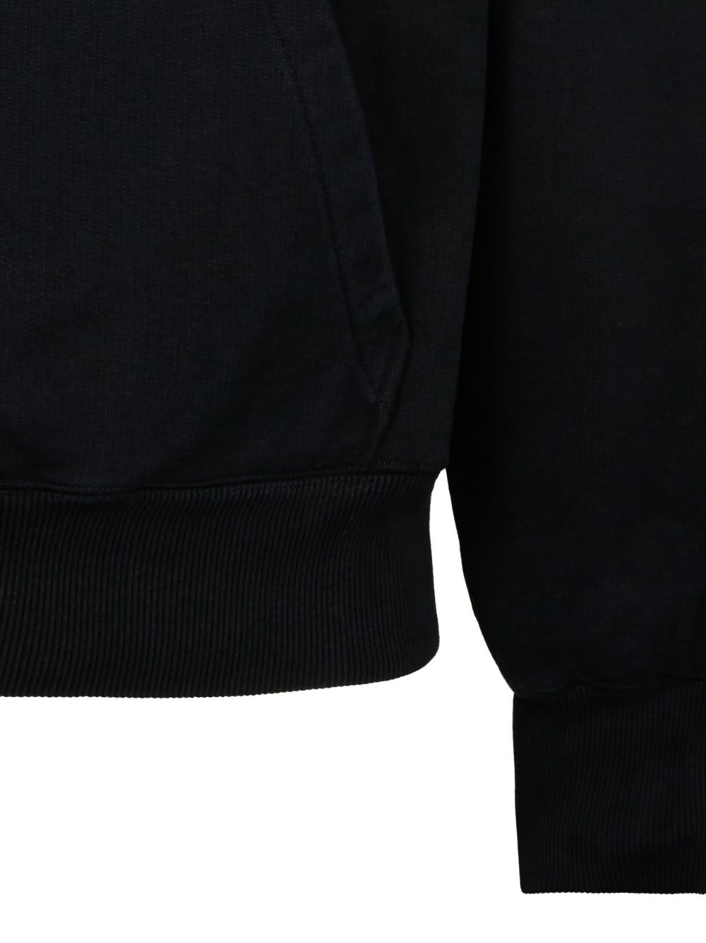logo-embroidered organic-cotton hoodie - 4