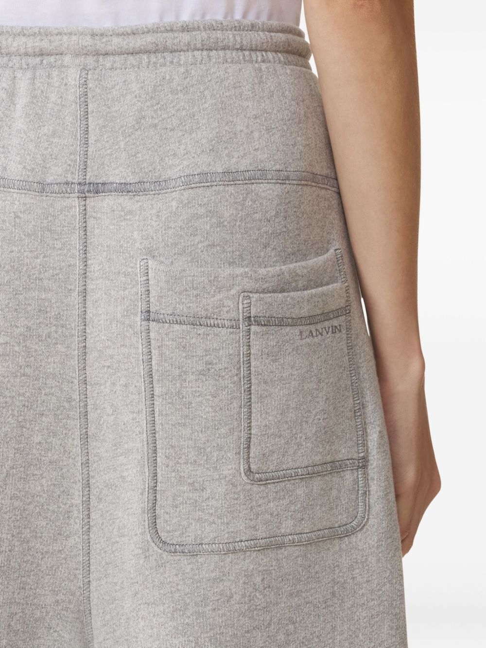 pleated drawstring trousers - 5