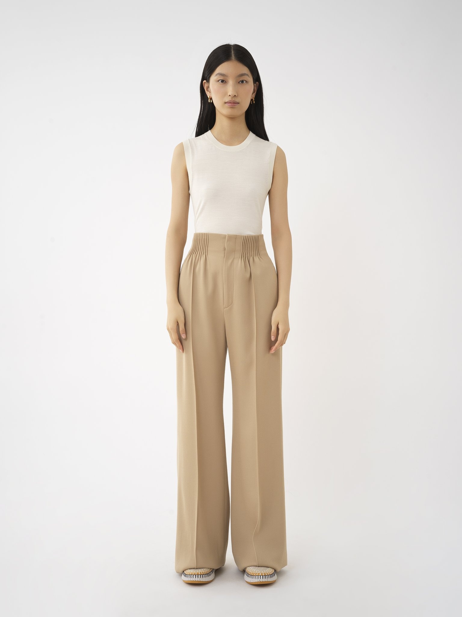 HIGH-RISE TAILORED PANTS - 3