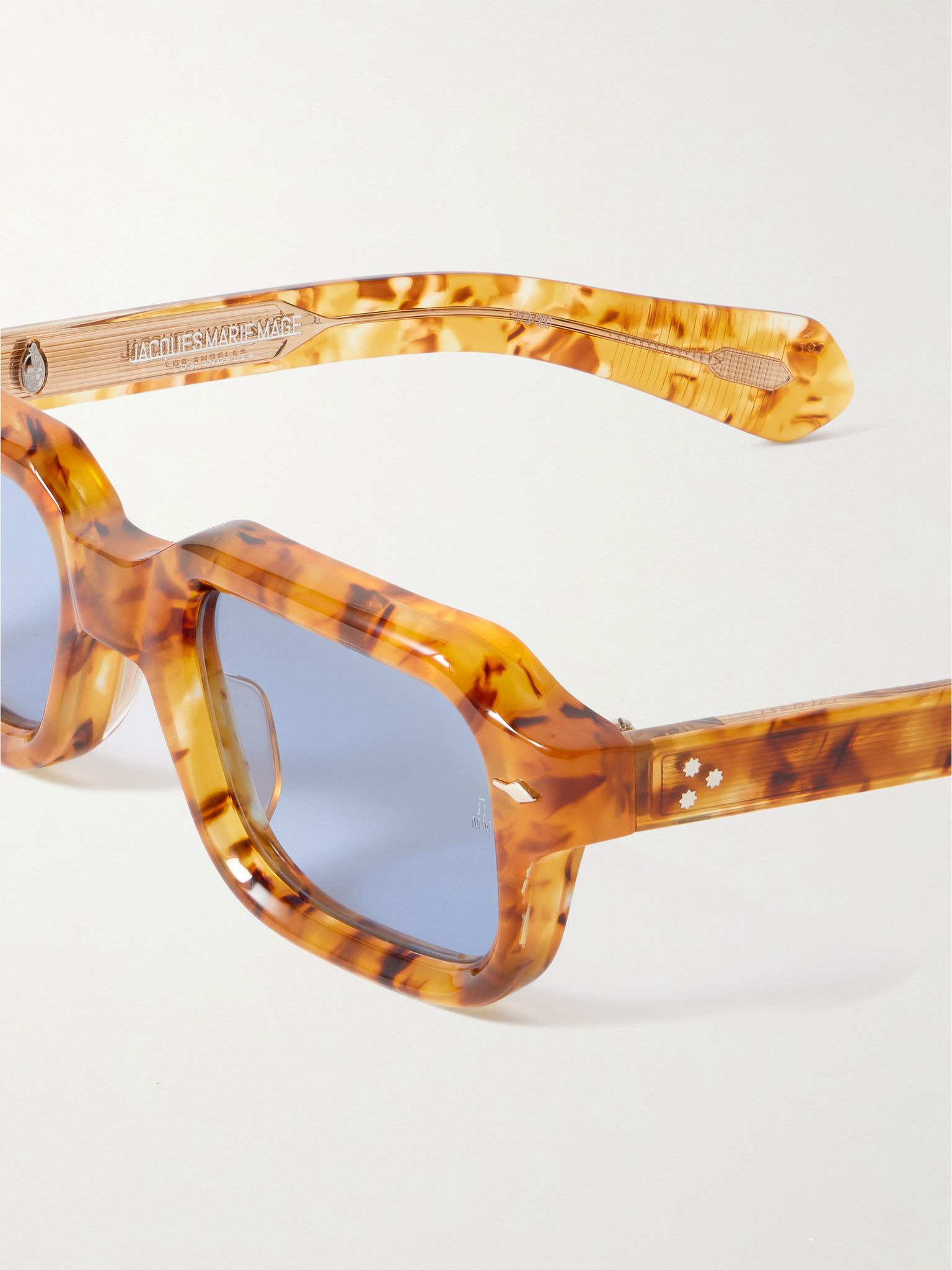 Sandro Rectangular-Frame Tortoiseshell Acetate Sunglasses Brown - 3