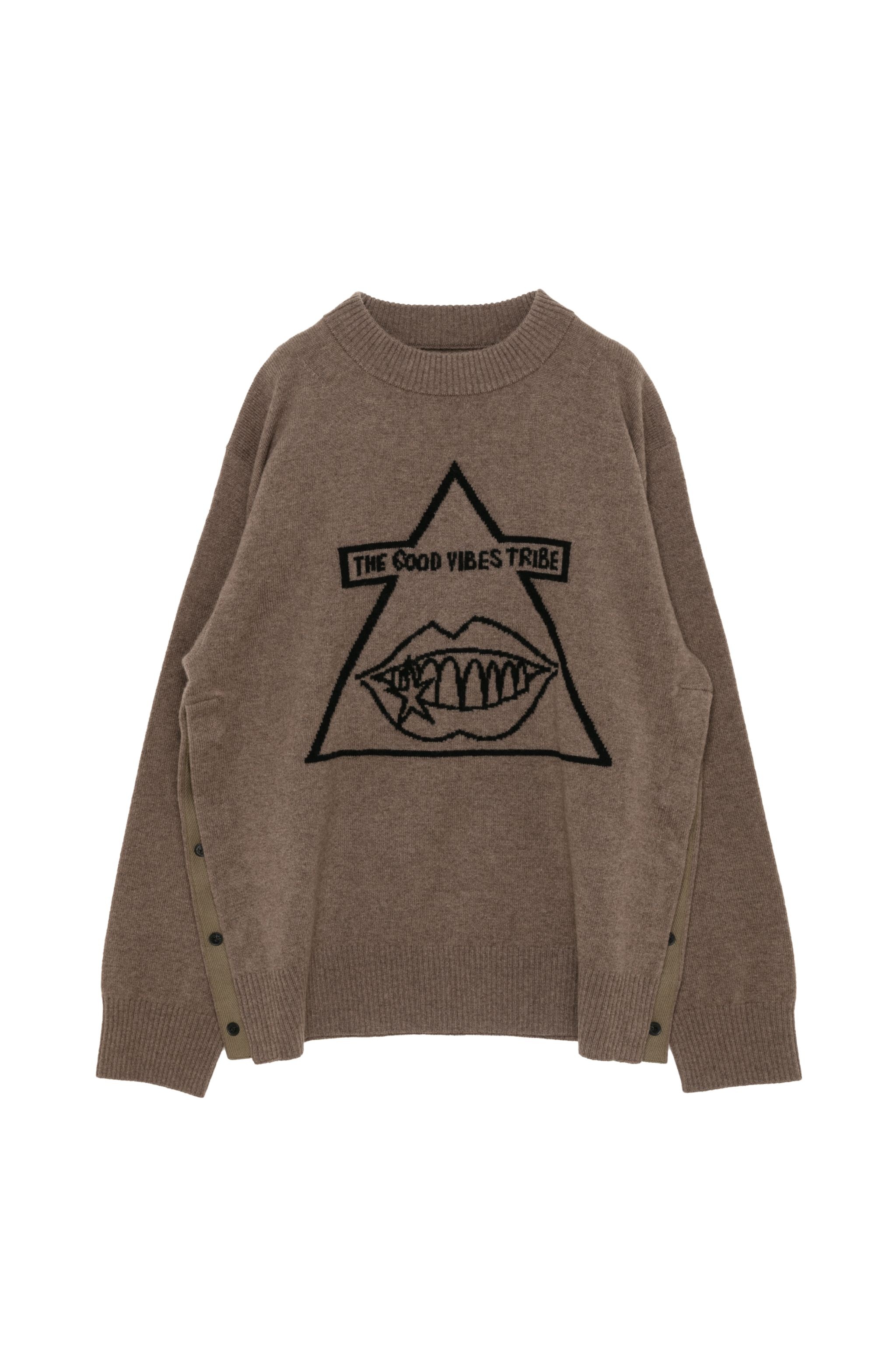 sacai Gonz Wool Knit Sweater - 2