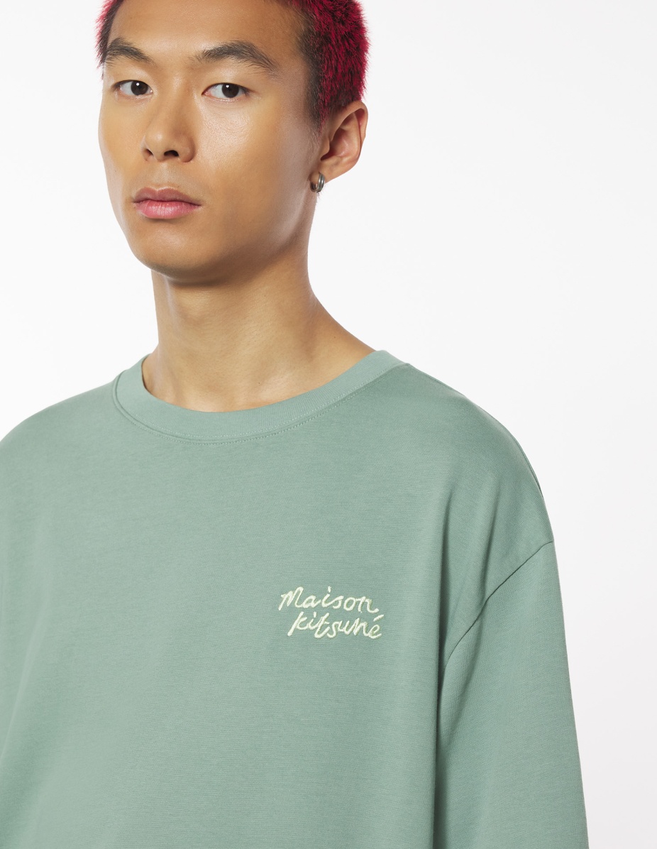MAISON KITSUNE HANDWRITING EMBROIDERY OVERSIZE TEE - 4